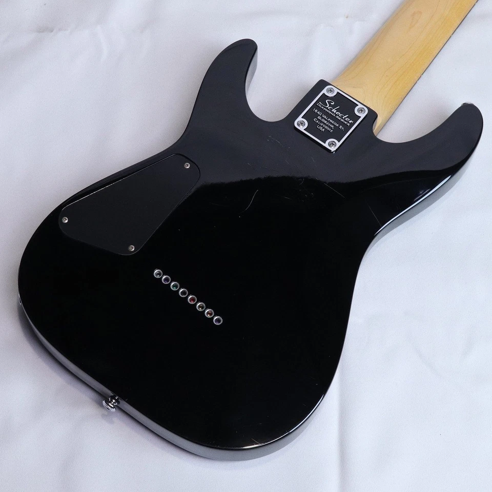 Schecter Diamond Series Omen 8st AD-OMEN-8 Black Used Maple Neck 8st w/Soft Case - Image 3 of 4