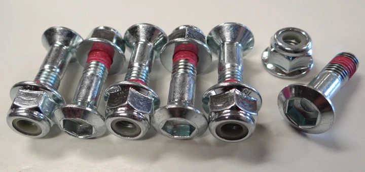 Kawasaki KX Bolt Kit 60 65 80 85 100 125 250 400 420 500 engine body frame -L - Image 3 of 4