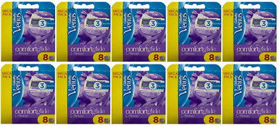Gillette Venus Comfortglide Breeze for Women, 80 Cartridges 