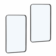 2PCS 24 x 36 Rectangular Wall Mirror Hanging ...