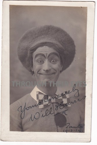 original signed autographed postcard actor comedian Will Harris ? 1914 - Picture 1 of 1