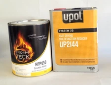 Corvette Yellow Basecoat Paint Gallon GM Code 52 HIGH TECK HFP650 & Fast Reducer