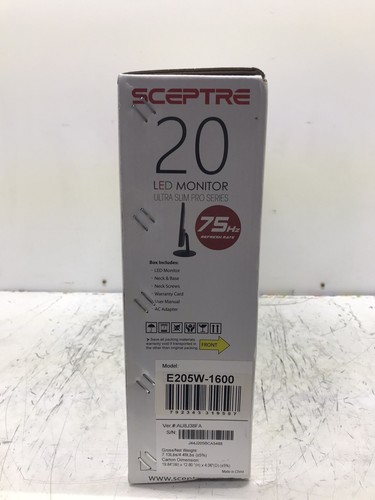 Sceptre E205W-16003R 20' HD+ LED Monitor 1600x900 Monitor - Picture 5 of 8