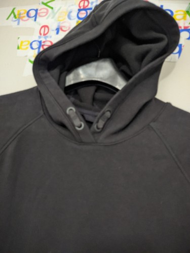 Athleta Girl X Allyson Felix Sweatshirt L Black Hoodie Pullover Zip Pouch Solid - Picture 6 of 17