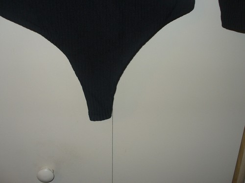 Victoria's Secret Sport Plunge Ribbed Bodysuit, Black, Small NEW - Picture 3 of 12