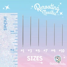 Doll Rerooting Needles - 4 Pack - Choose Your Size Custom Dolls Rehair