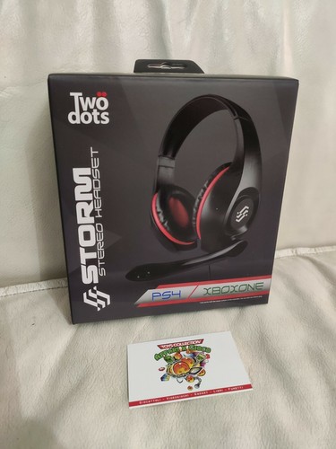 Cuffie Gaming heandset Storm Two Dots Red PS4 Xbox One jack 3,5mm | eBay