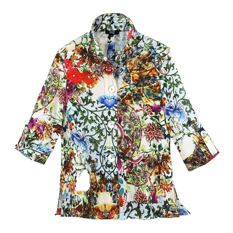 Wool Floral Tops for Women
