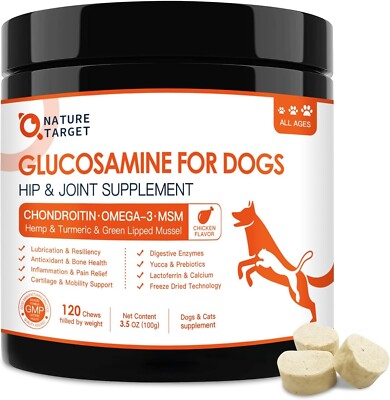 Glucosamine Chondroitin for Dogs Joint Health 100 Chewable Tablets | eBay