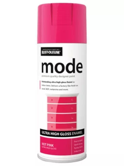 MODE HOT PINK HIGH GLOSS RUST OLEUM Fast Dry Spray Paint Aerosol 400ml