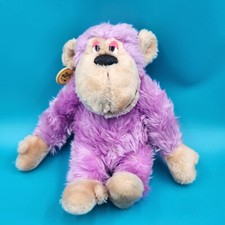 Vintage 1978 Russ Berrie GIPPER Gorilla Monkey Purple Plush 8" Stuffed RARE