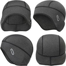 Winter Beanie Cap Helmet Liner with Glasses Holes Windproof Thermal Cycling Cap