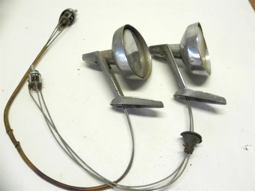 1957-48-49-60-61-62 MOPAR Accessory Rear View MIrrors Remote Control Pair