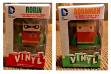 FUNKO - Vinyl Cubed: Dc Comics Robin & Aquaman - Interchangeable Magnetic Vinyl