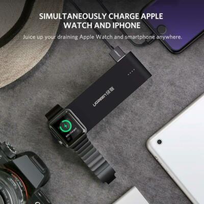 Ugreen Wireless Power Bank 2200mAh Apple Watch 3 2 1 + iPhone x / 8 / 7 Charger 