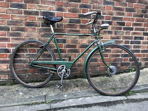 vintage triumph bicycle