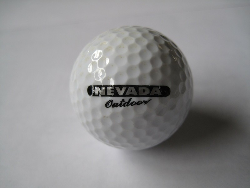Nevada Outdoor Logo Golf Ball New Ram Tour Las Vegas 