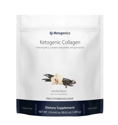 Vanilla Flavored, Ketogenic Collagen By Metagenics. 30 Servings. 1,095 G.