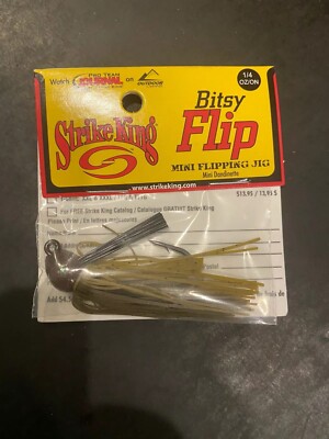 Strike King Bitsy Flip 1/4oz 13 Green Pumpkin