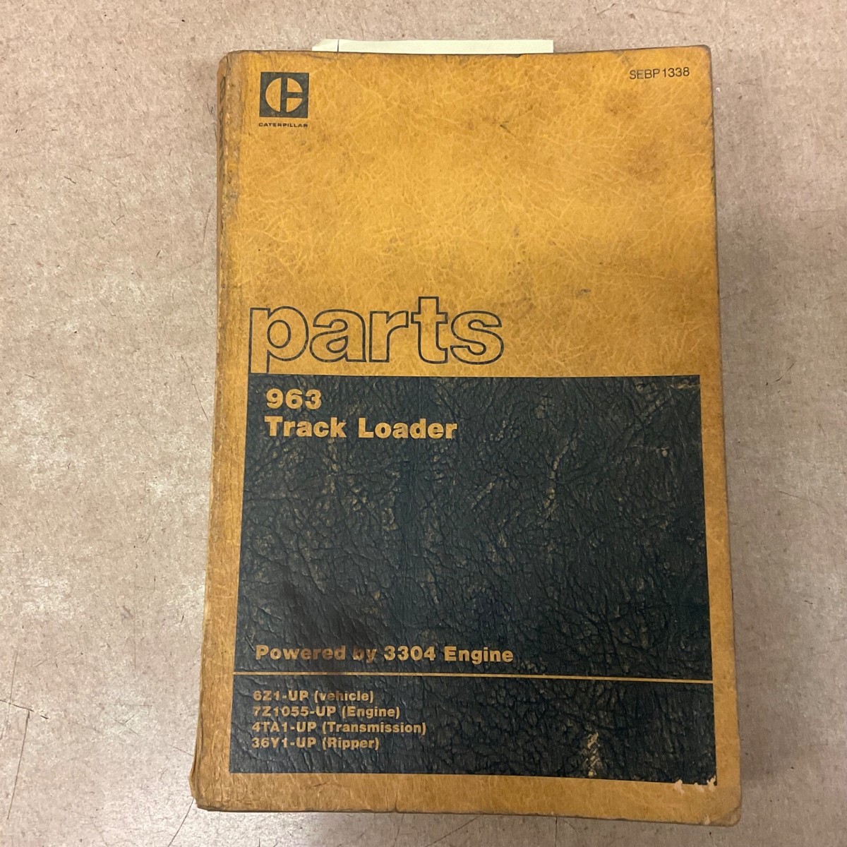 CAT Caterpillar 963 PARTS MANUAL BOOK CATALOG LIST TRACK LOADER