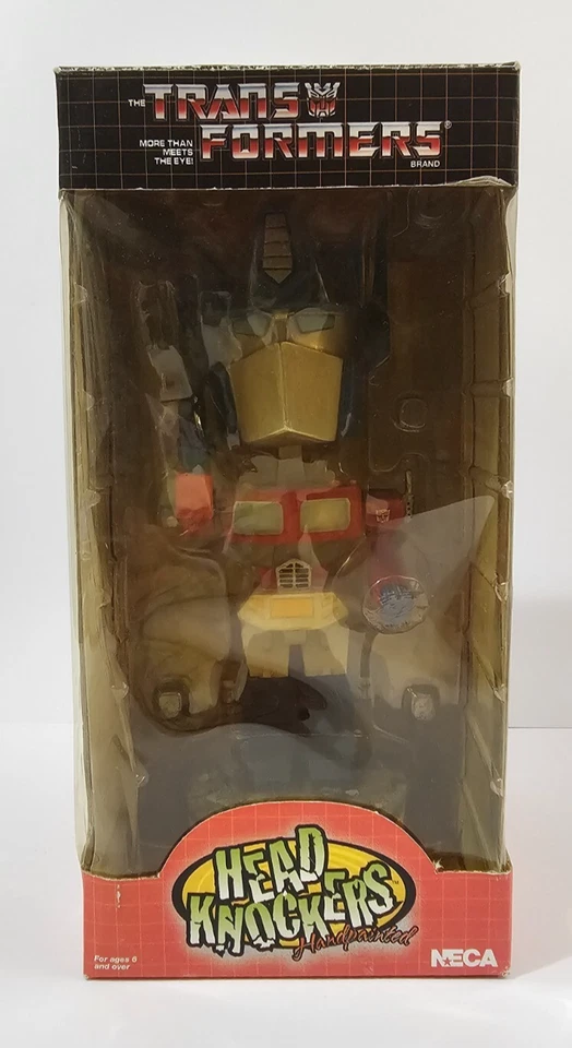 Transformers Head Knockers (2002) NECA - Optimus Prime & Megatron - handpainted — 第 3/4 张图片