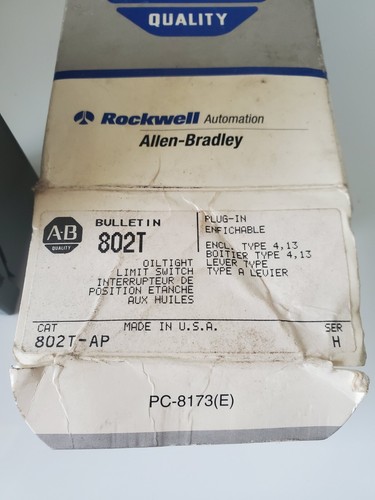 Allen-Bradley Rockwell Travel Limit Switch 802T-AP Ser H NOS - Picture 4 of 4