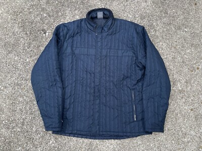 Oakley Software Jacket Mens Large Vintage Blue Puffer Full Zip Y2K Gorpcore