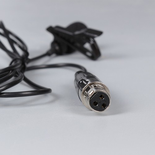 Professional Lapel Lavalier Microphone for AKG Samson Wireless Mini 3 Pins XLR - Picture 2 of 4