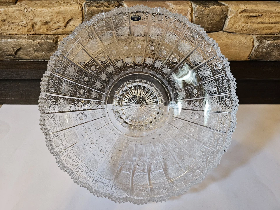 Bohemia 500PK Böhmen Kristall Anbieterschale Queen Lace Cut Pariser Schliff TOP! - Bild 2 von 4