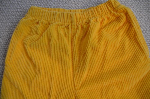 boys vintage LOONA San Francisco L 6 7 cotton gold corduroy pants stretch waist - Picture 2 of 6
