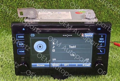 Toyota Sienna 2014-2016 Radio Receiver with Display 86140-08020 Oem p10692 used - Picture 20 of 20