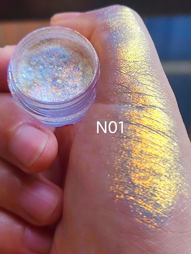 Chrome Eyeshadow Chameleon Glitter Eye Shadow Mirror Shimmer Powder Cosmetics US - Picture 16 of 27
