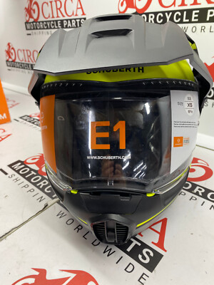 SCHUBERTH E1 ADVENTURE HELMET GUARD YELLOW size XS/53 ONLY