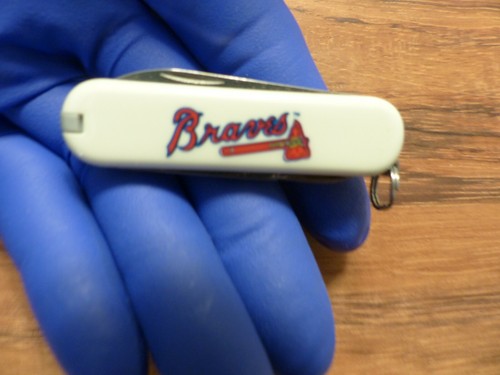 ((RARE)) NEW VICTORINOX CLASSIC ATLANTA BRAVES # 52039 - Picture 3 of 8