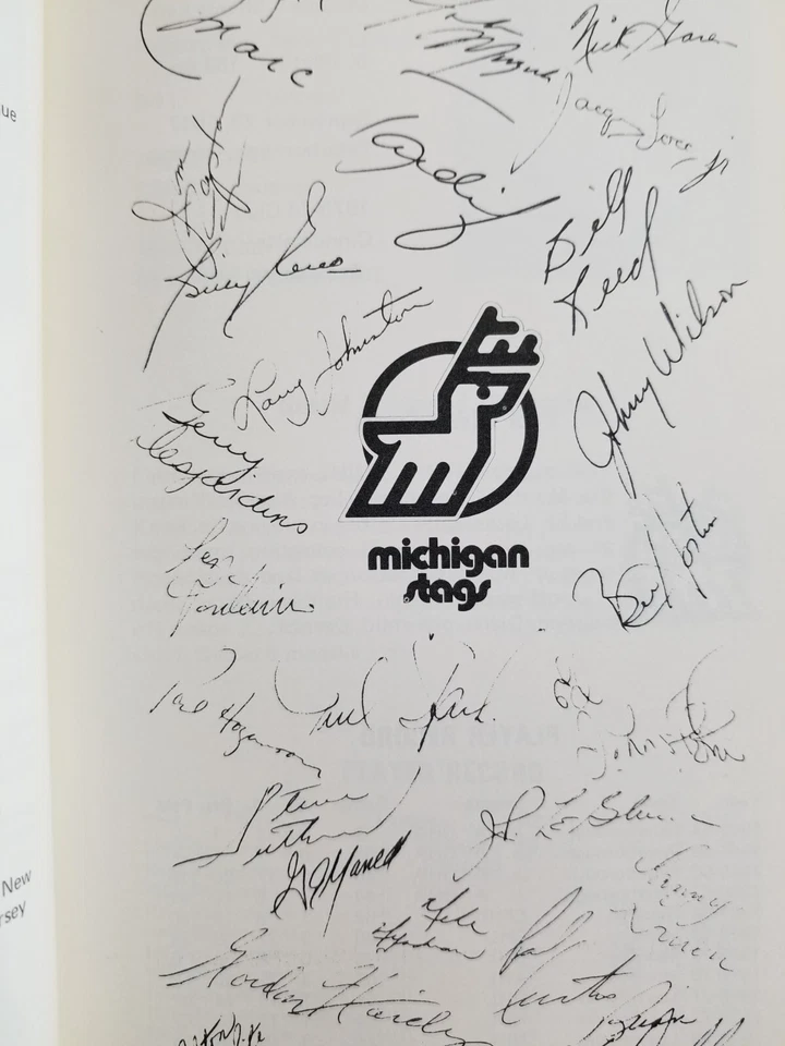 Vintage 1974-75 Michigan Stags Ice Hockey Media Press Guide - Image 4 of 4