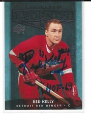 Red Kelly Signed 2005/06 Artifacts Card #125