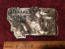 back country buckle co. 1982 old faithful West Yellowstone Limited Edition