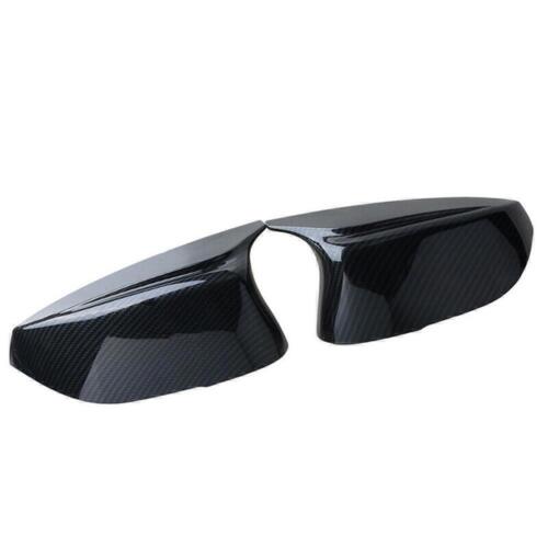Rear Carbon Fiber M3 Style Side Mirror Cover Cap For 2014-21 Infiniti Q50 Q60 US - Foto 8 di 9