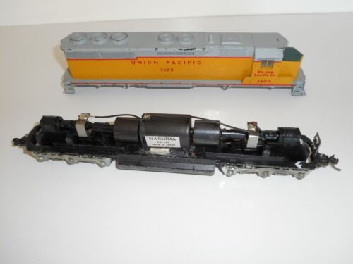 Lot 1.Athearn Union Pacific Co-Co Diesel #3600.Strong motor. Railings missing.HO - Picture 10 of 12