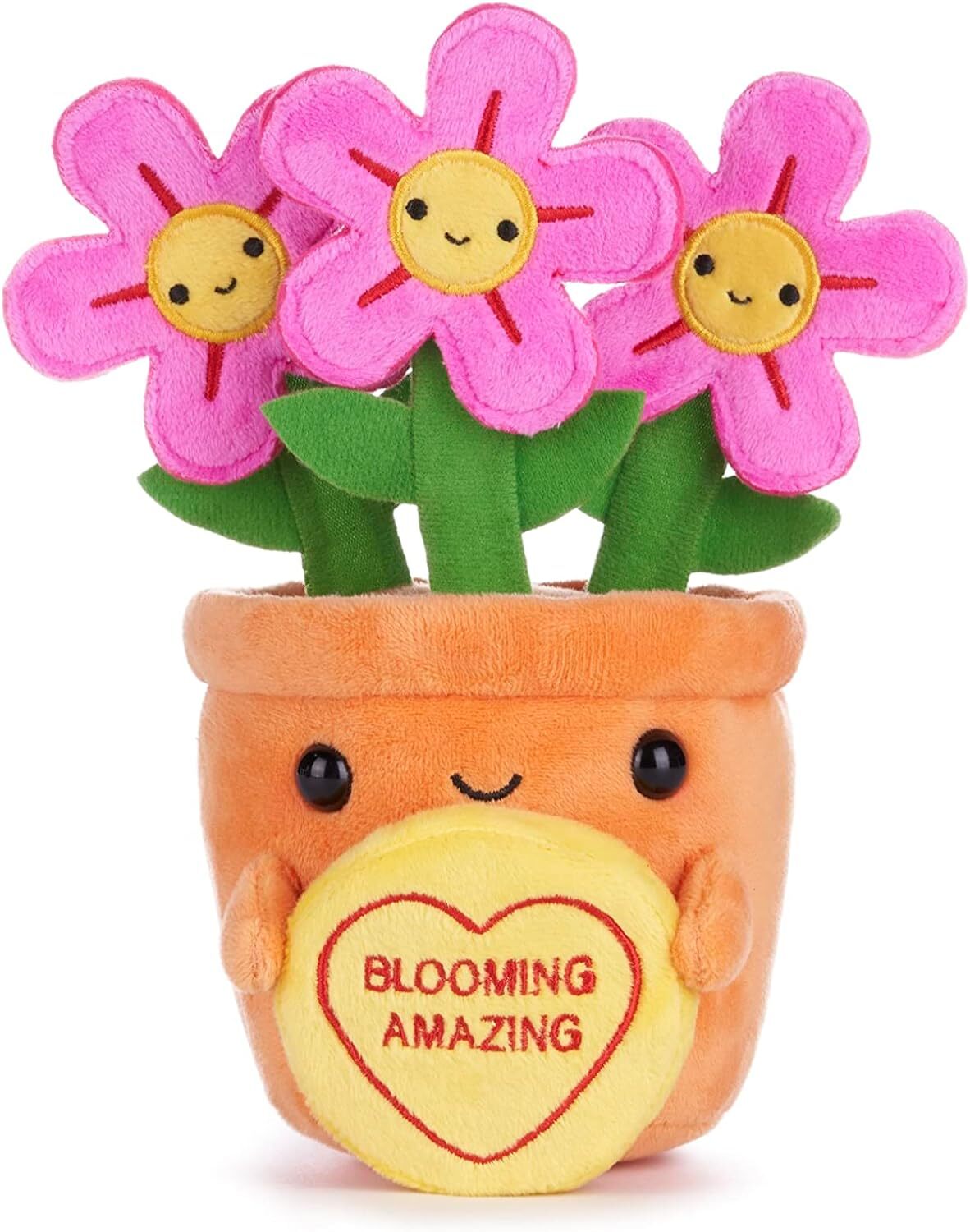 Nuovo Swizzels Amore Cuori 18CM Felicity Vaso di Fiori IN Stupefacente Peluche
