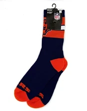 CHICAGO BEARS NFL MEN'S TEAM COLOR CREW SOCKS LARGE (8-13) FREE SHIP