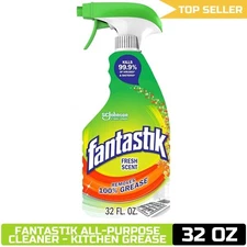 Fantastik All Purpose Cleaner, 32 Fl Oz, Kitchen Grease Removal, Fresh Scent