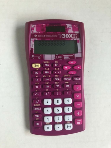texas instrument calculator ti-30x iis pink - Picture 4 of 5