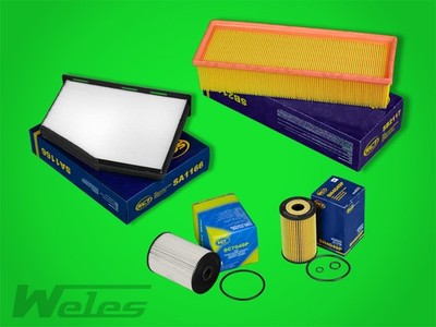 SERVICEPAKET VW GOLF PLUS V VI 5 6 1,6 2,0 TDI Luft- Öl- Pollen Dieselfilter