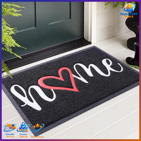 FußMatte Rutschfest Waschbar 60X90 Cm FüR HaustüR Garten Eingang