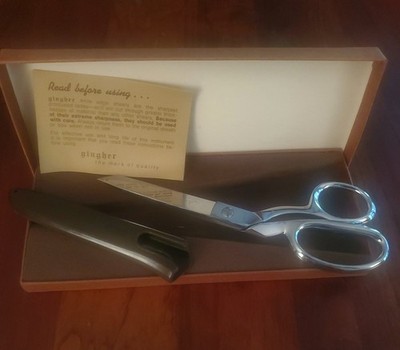 Gingher G-8 Knife Edge Sewing & Craft Scissors Germany With Box NEW NIB