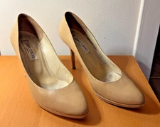 Jimmy Choo Leather Platform Pumps High Heels Women’s Size 39.5 