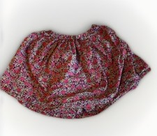 Girls Peek Elastic Waist Floral Skirt, Sz XL/10