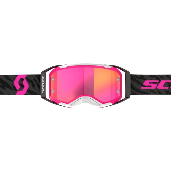 Scott Prospect 2.0 Zebra MX Goggle Cross/Mtb Brille Schwarz/Pink/Pink Chrome Wor-image