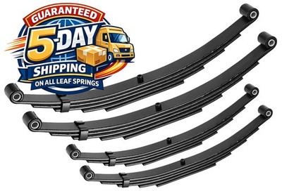 1955-59 Chevy 3100 Truck Lowered Front & Rear Leaf Spring Set, 2.50''/3.00''